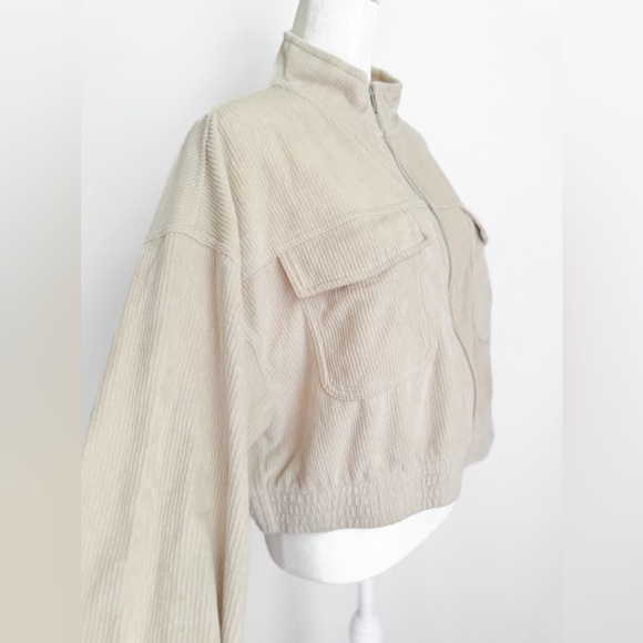 Aerie Corduroy Zip Up Jacket - Picture 2 of 7